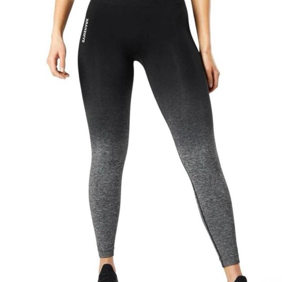 Gymshark Women's Black/Grey Ombre Adapt Leggings - Picture 4 of 5